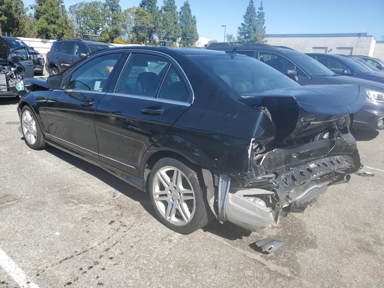 2008 Mercedes-Benz C-klasse VIN WDDGF56X98F135491 Copart auction photo, rear end / front end damage thumbnail 2