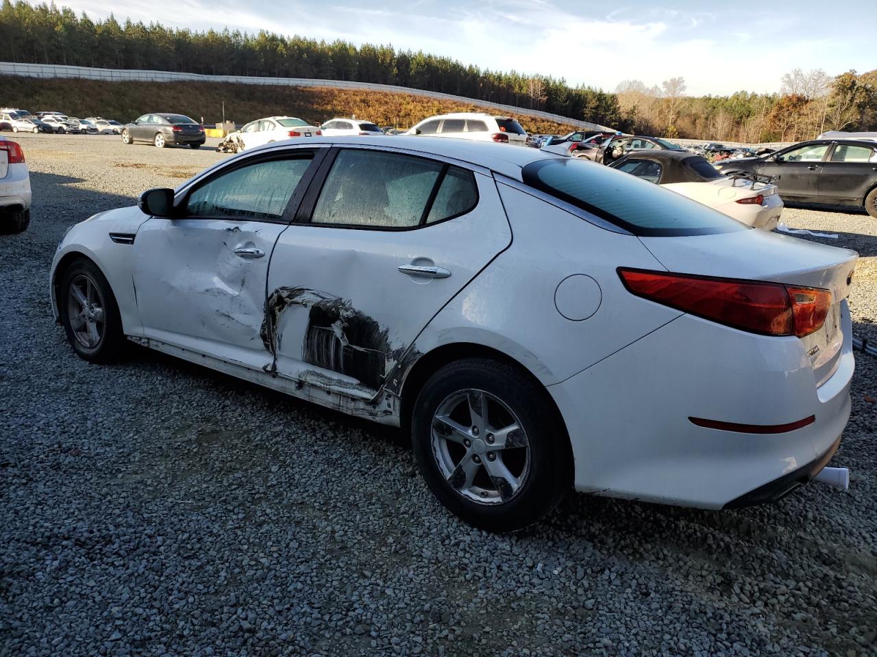 2015 KIA Optima VIN 5XXGM4A7XFG353794 Copart auction photo, all over damage thumbnail 2