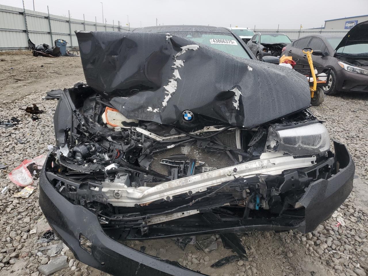 2018 BMW 5er VIN WBAJB1C56JB085246 Copart auction photo, front end damage thumbnail 5