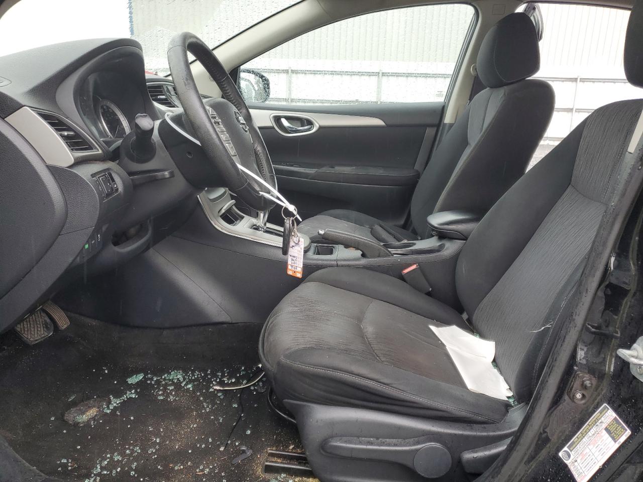 2014 Nissan Sentra VIN 3N1AB7AP4EY299561 Copart auction photo, side / rear end damage thumbnail 7