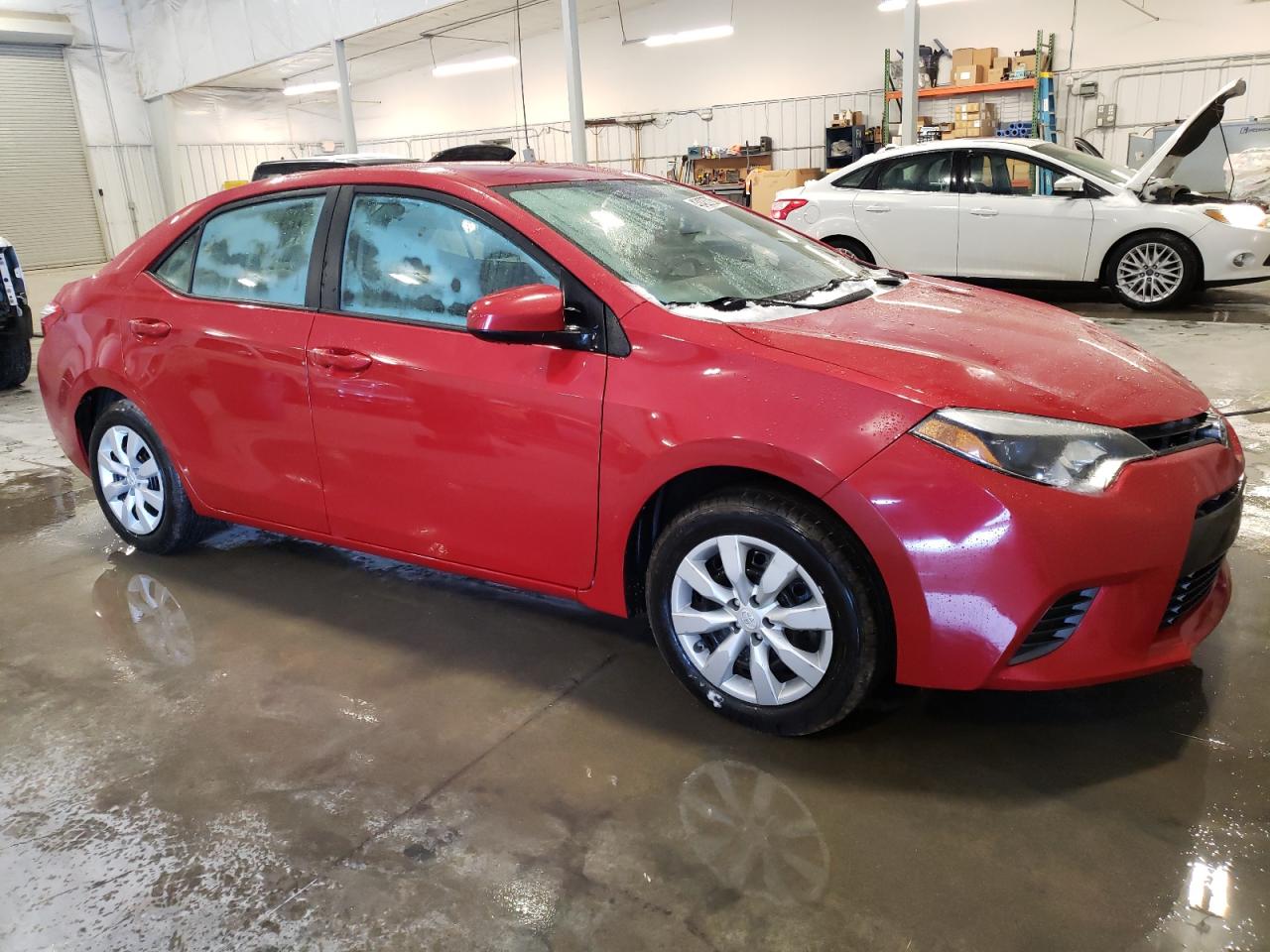 2016 Toyota Corolla VIN 2T1BURHE8GC666749 Copart auction photo, side / rear end damage thumbnail 4