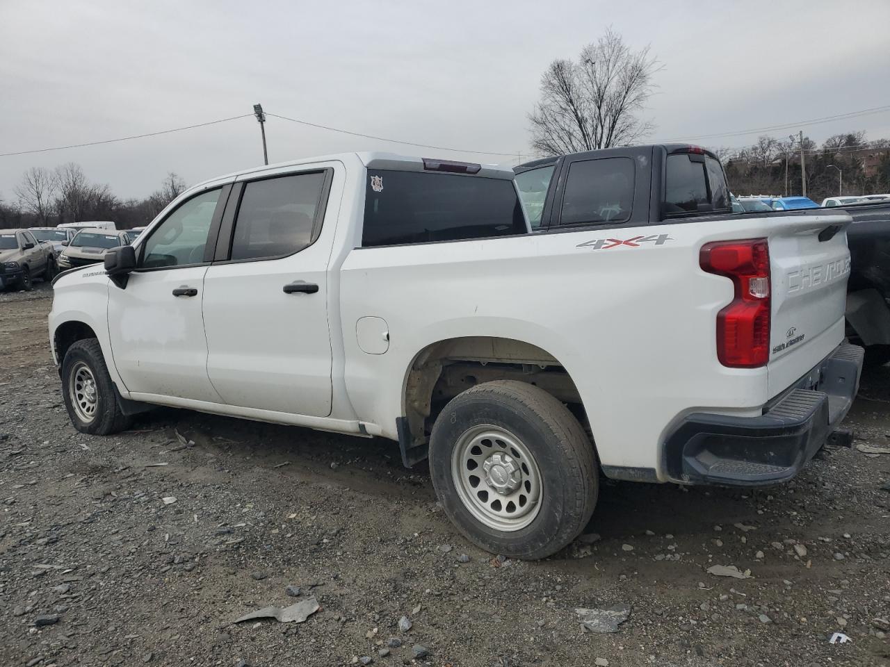 2021 Chevrolet Silverado VIN 1GCPYAEH8MZ211105 Copart auction photo, front end damage thumbnail 2