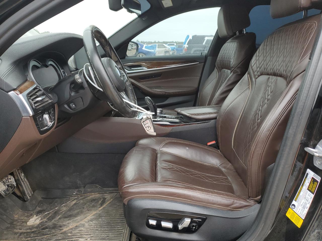 2017 BMW 5er VIN WBAJE5C36HG914634 Copart auction photo, normal wear / minor dent/scratches damage thumbnail 7