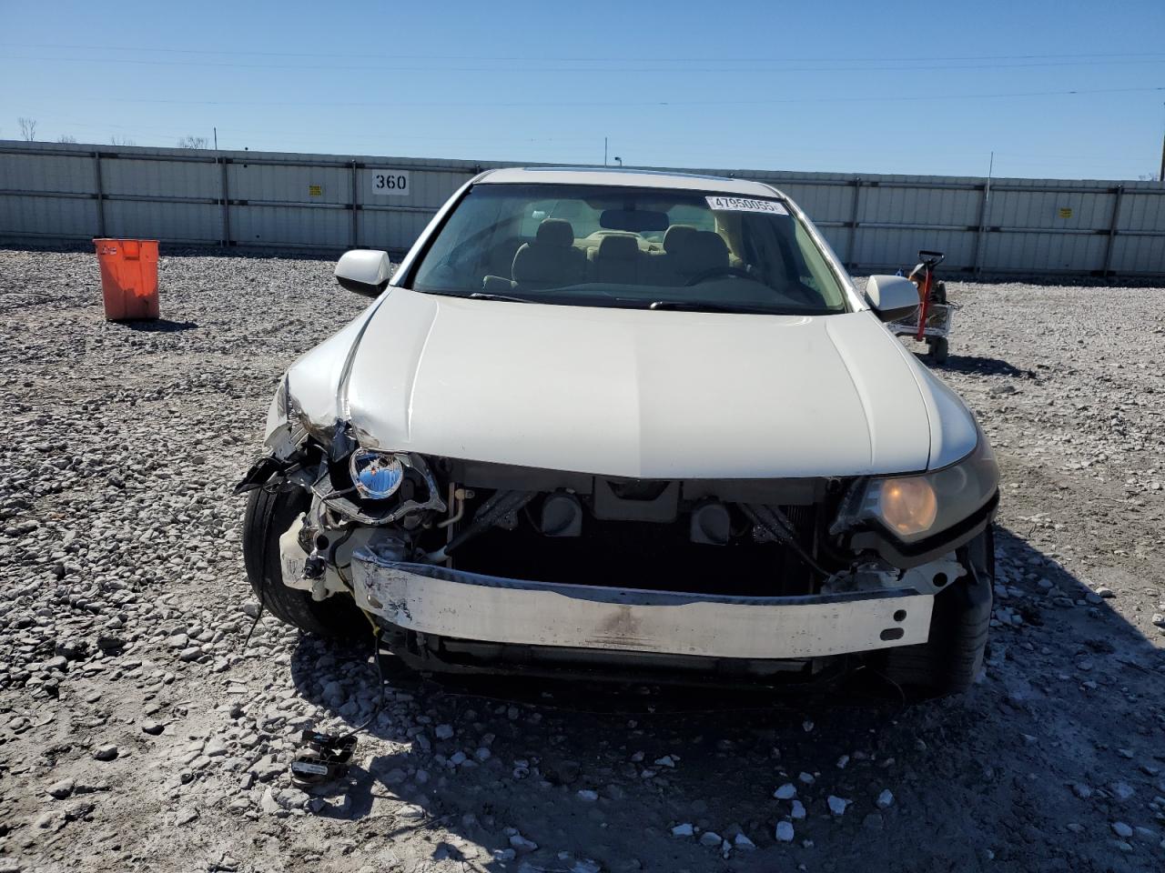 2010 Acura TSX VIN JH4CU2F60AC002693 Copart auction photo, front end damage thumbnail 5