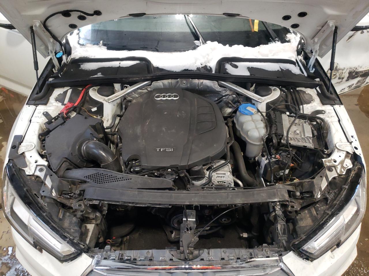 2017 Audi A4 VIN WAURNAF42HN064156 Copart auction photo, side / front end damage thumbnail 11