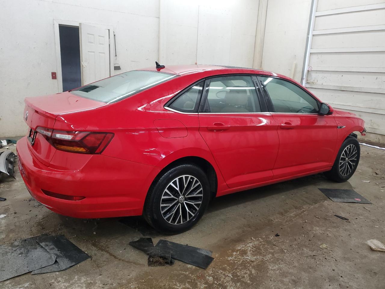 2019 Volkswagen Jetta VIN 3VWE57BU2KM102395 Copart auction photo, front end / side damage thumbnail 3