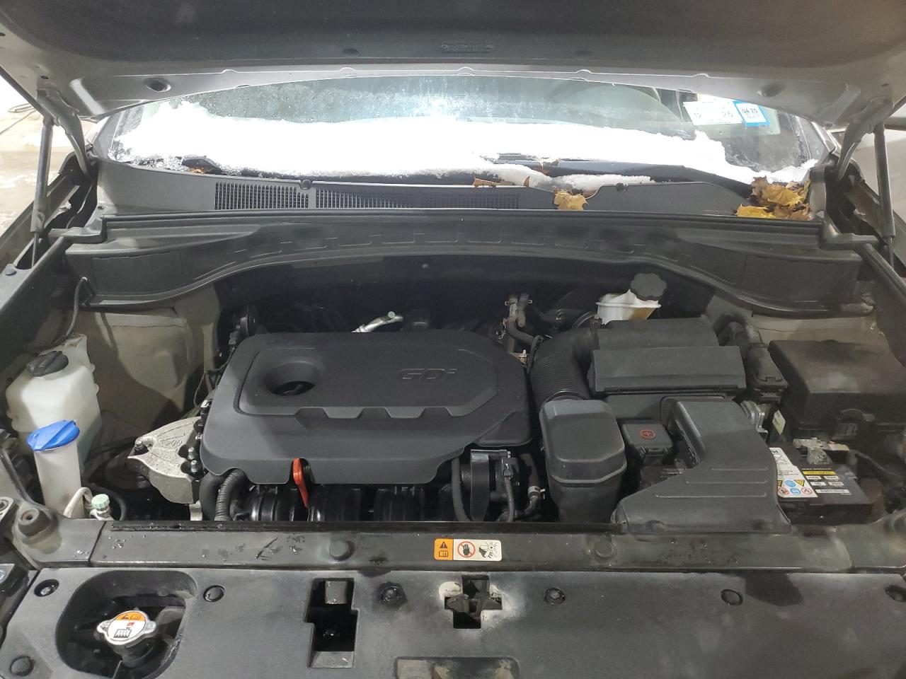 2018 Hyundai Santa Fe VIN 5NMZTDLB0JH072658 Copart auction photo, vandalism damage thumbnail 12