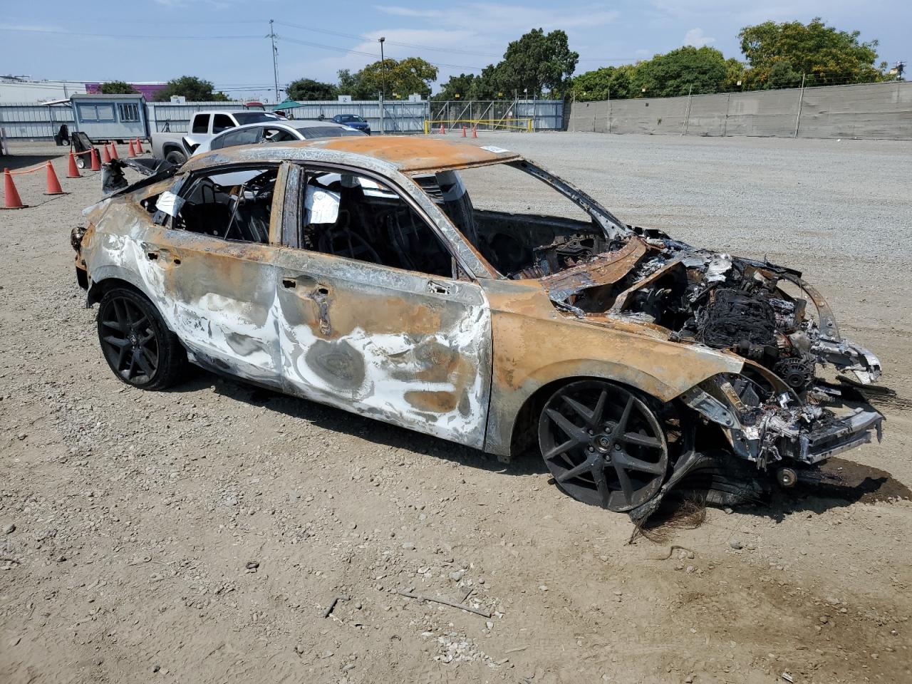 2023 Honda Civic VIN 19XFL2H8XPE017588 Copart auction photo, burn damage thumbnail 4