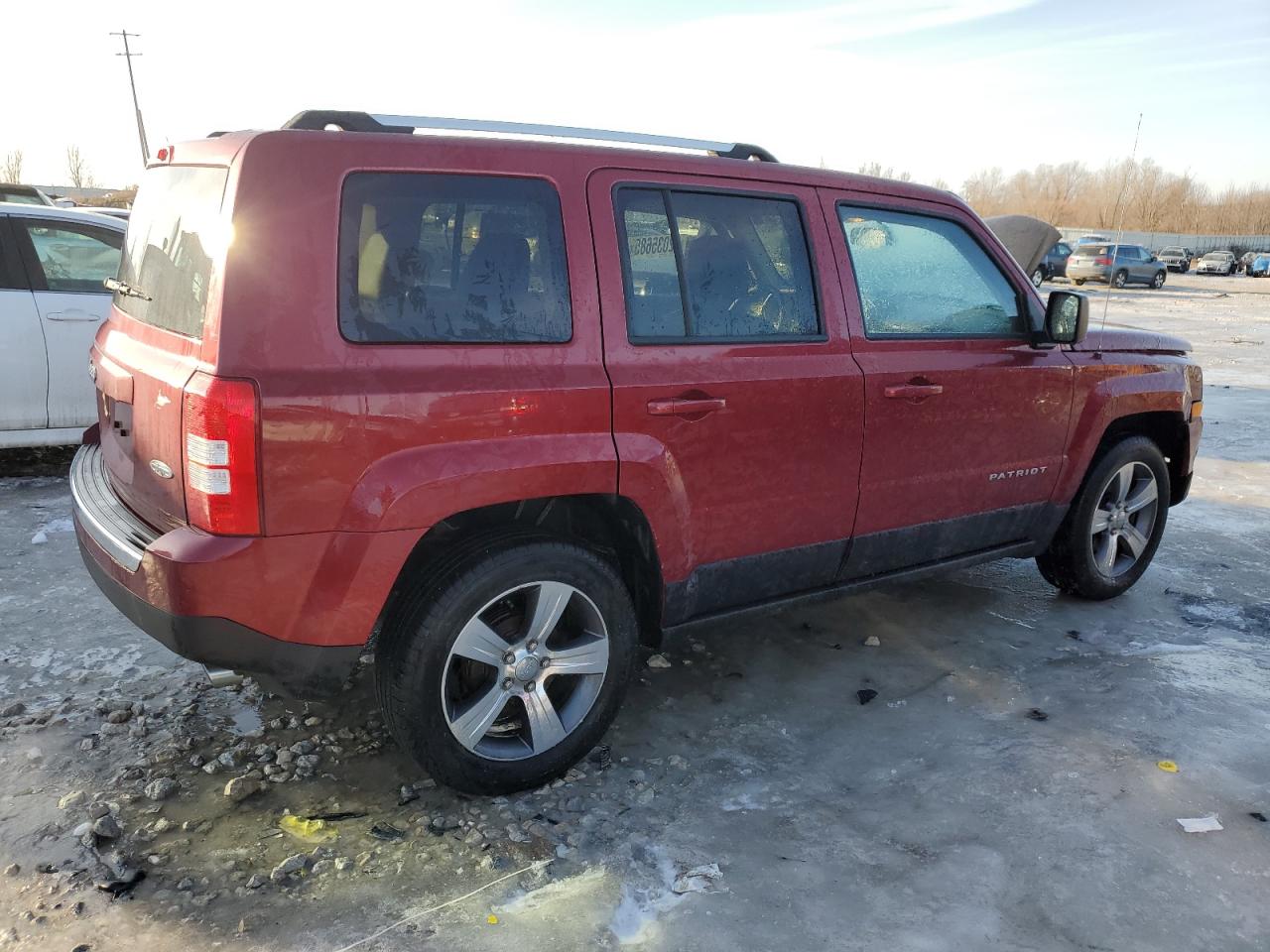2017 Jeep Liberty (Patriot) VIN 1C4NJPFA7HD211924 Copart auction photo, front end / side damage thumbnail 3