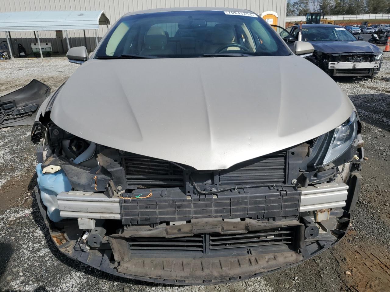 2015 Lincoln MKZ VIN 3LN6L2LU6FR624319 Copart auction photo, front end / minor dent/scratches damage thumbnail 5