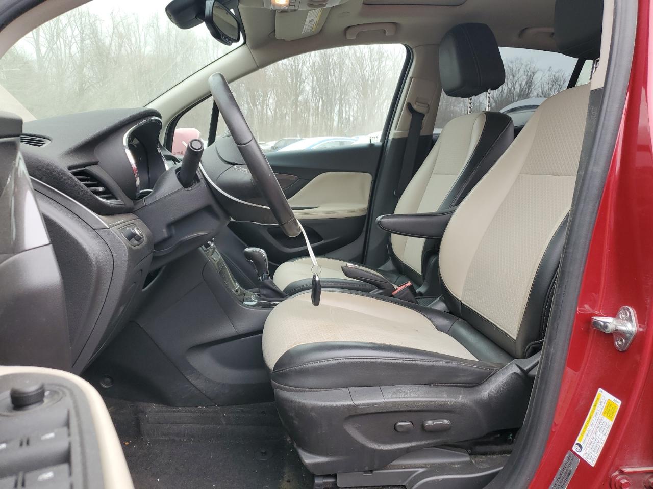 2017 Buick Encore VIN KL4CJ2SB1HB030235 Copart auction photo, front end damage thumbnail 7