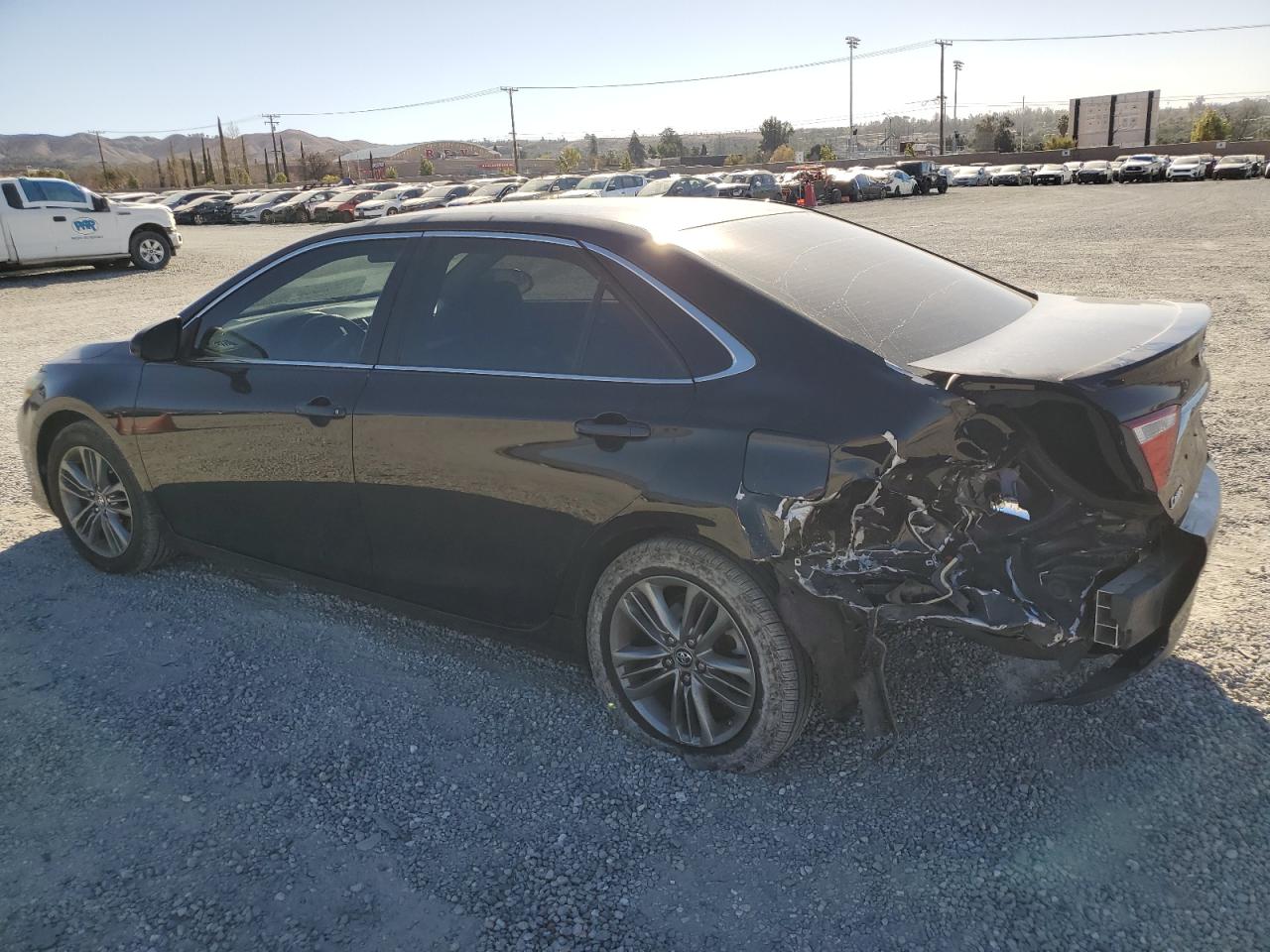 2015 Toyota Camry VIN 4T1BF1FK1FU889202 Copart auction photo, rear end damage thumbnail 2