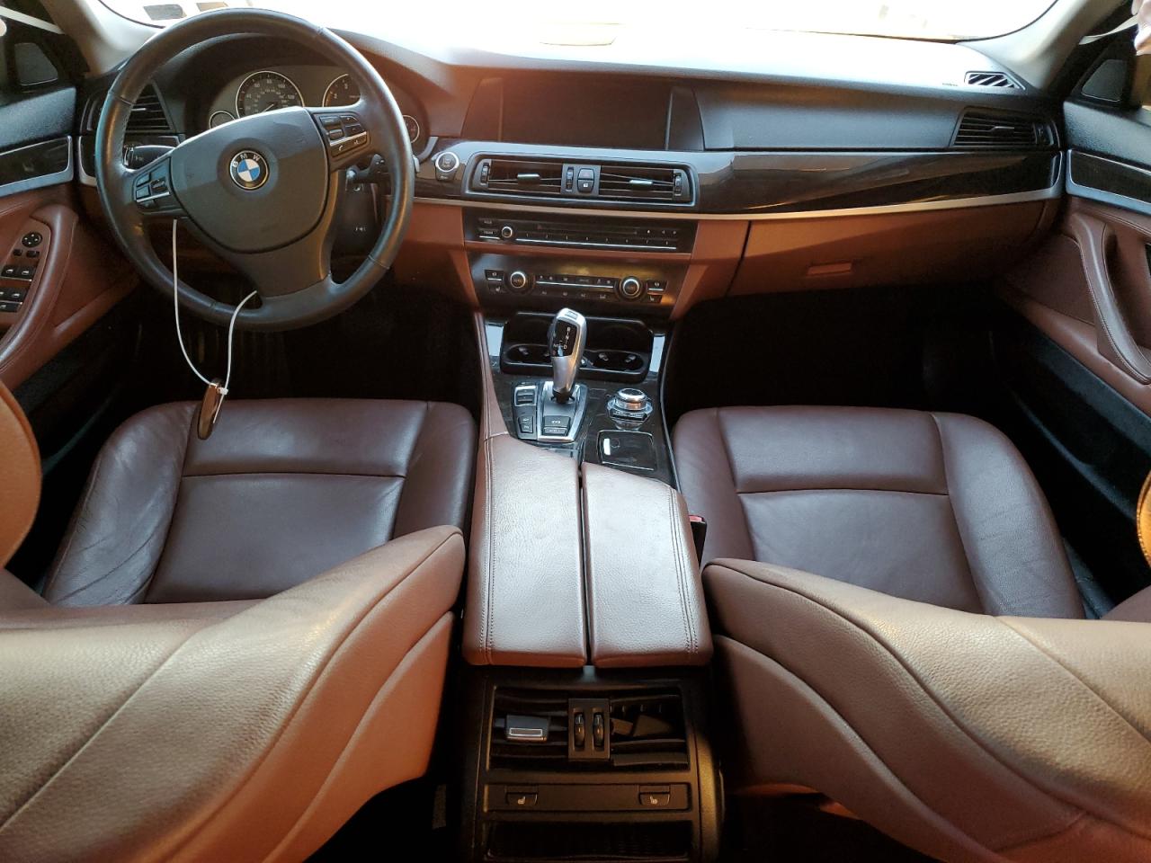 2013 BMW 5er VIN WBAXH5C54DD112646 Copart auction photo, side / rear end damage thumbnail 8
