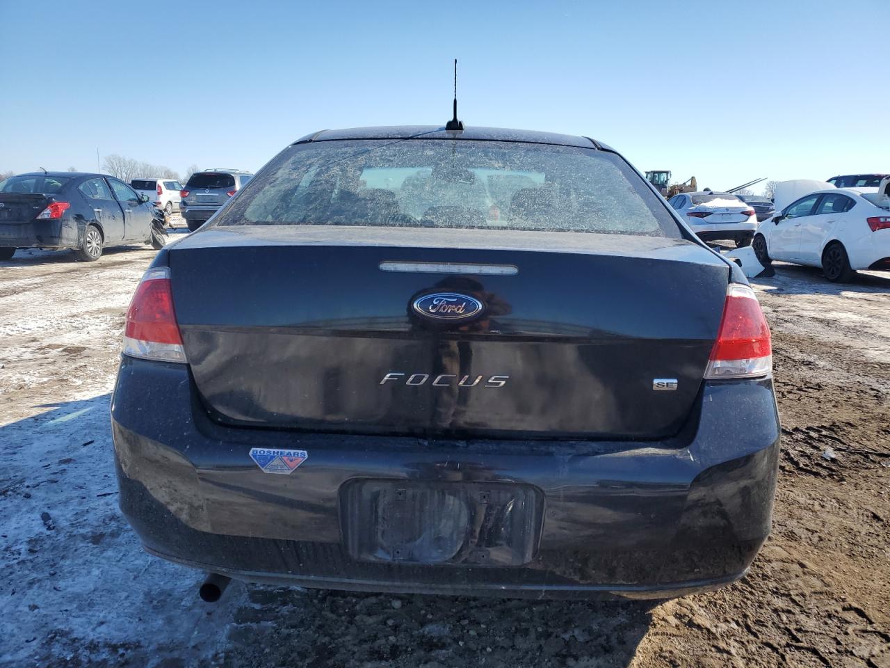 2011 Ford Focus VIN 1FAHP3FN4BW116973 Copart auction photo, side / rear end damage thumbnail 6