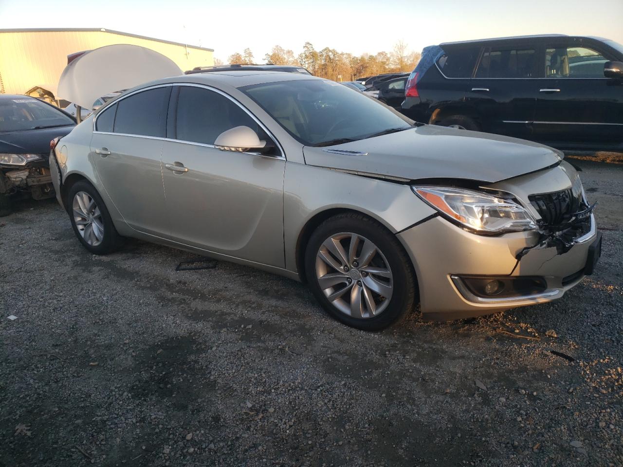 2015 Buick Regal VIN 2G4GN5EX7F9261929 Copart auction photo, rear end / front end damage thumbnail 4
