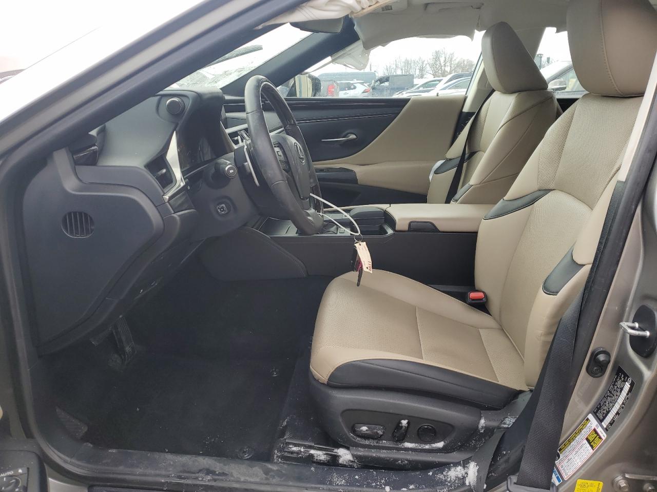 2021 Lexus ES VIN 58AD11D14MU006488 Copart auction photo, side damage thumbnail 7