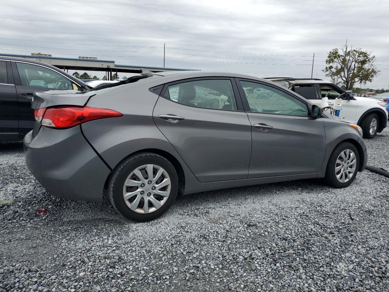 2012 Hyundai Elantra VIN 5NPDH4AE2CH129117 Copart auction photo, rear end / front end damage thumbnail 3