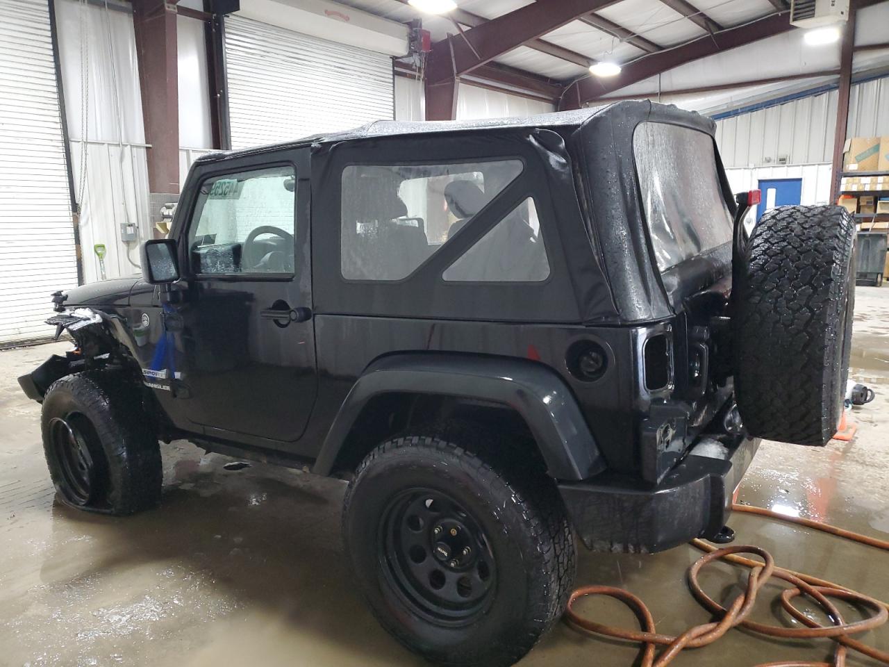 2012 Jeep Wrangler VIN 1C4AJWAG5CL285507 Copart auction photo, front end damage thumbnail 2