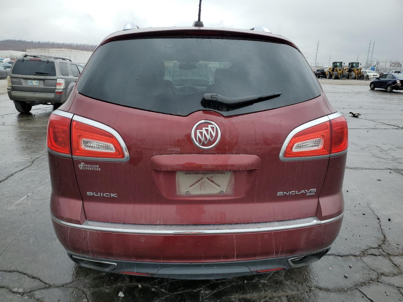 2016 Buick Enclave VIN 5GAKVBKD0GJ114429 Copart auction photo, front end / side damage thumbnail 6