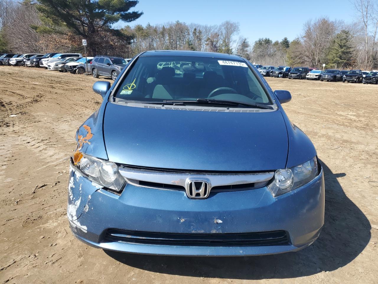 2006 Honda Civic VIN 1HGFA158X6L065877 Copart auction photo, side / front end damage thumbnail 5