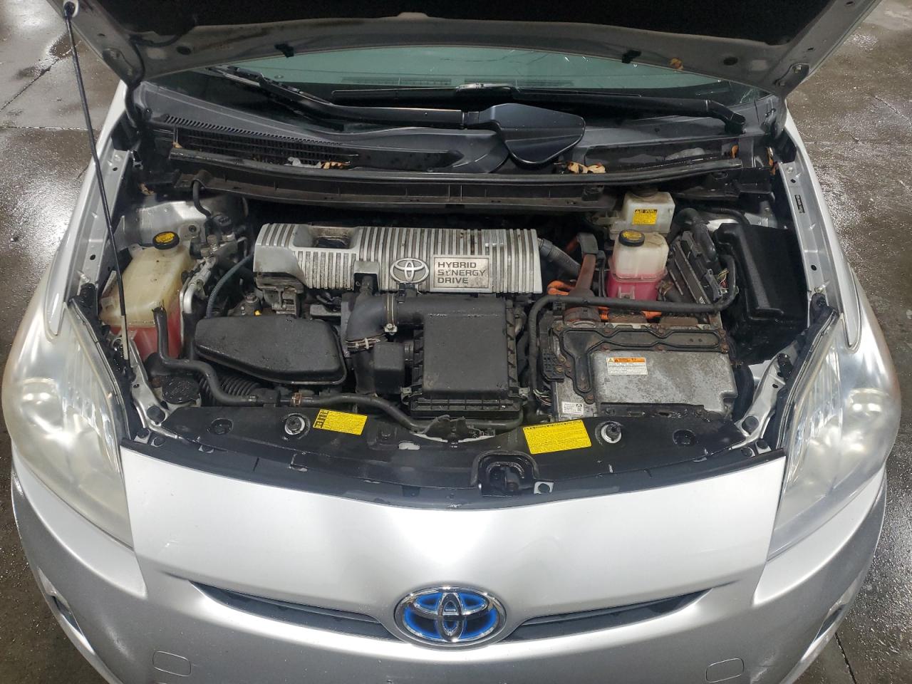 2011 Toyota Prius VIN JTDKN3DU1B5303612 Copart auction photo, side / top/roof damage thumbnail 11
