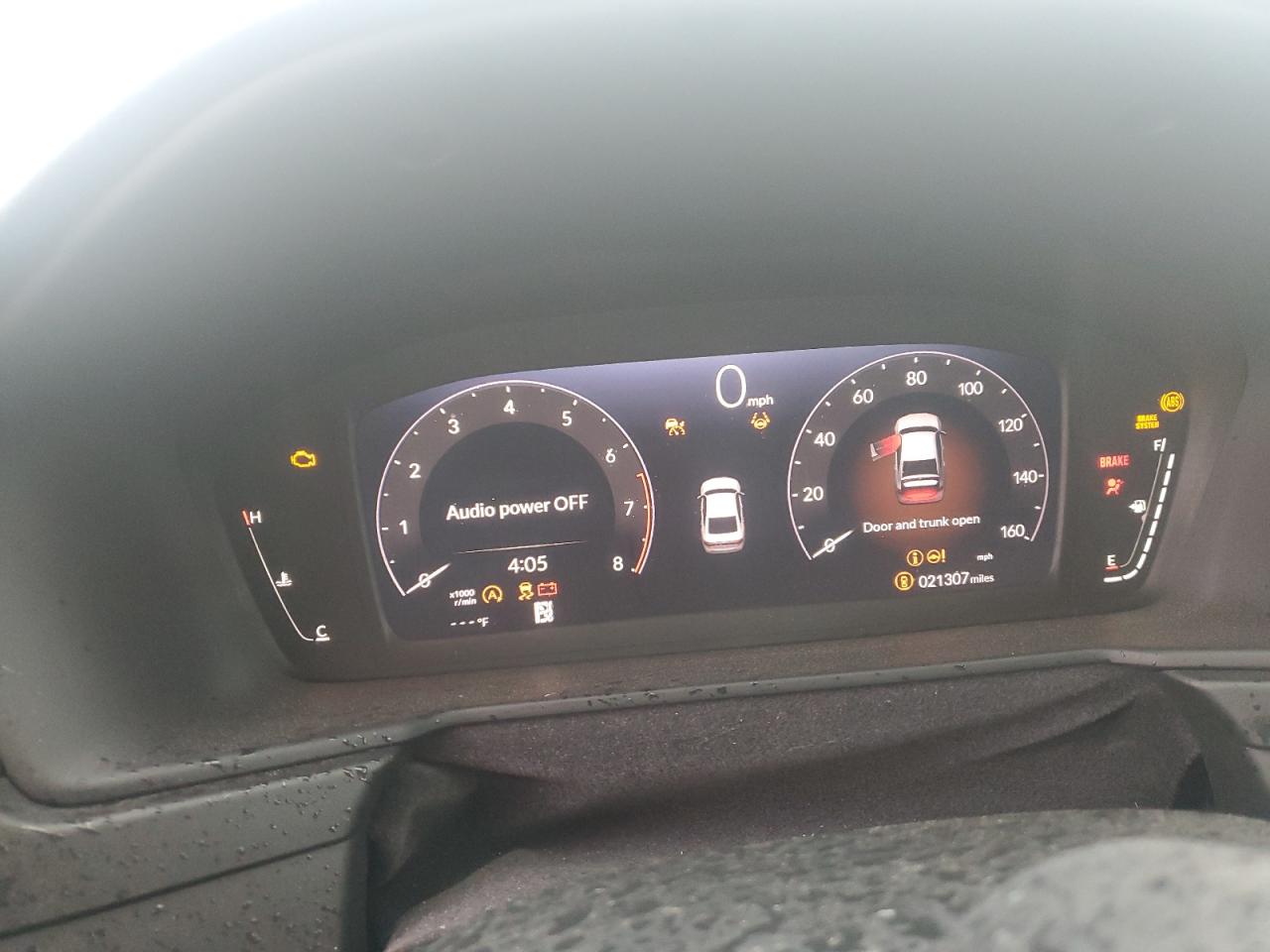 2023 Honda Accord VIN 1HGCY1F35PA030369 Copart auction photo, water/flood / minor dent/scratches damage thumbnail 9
