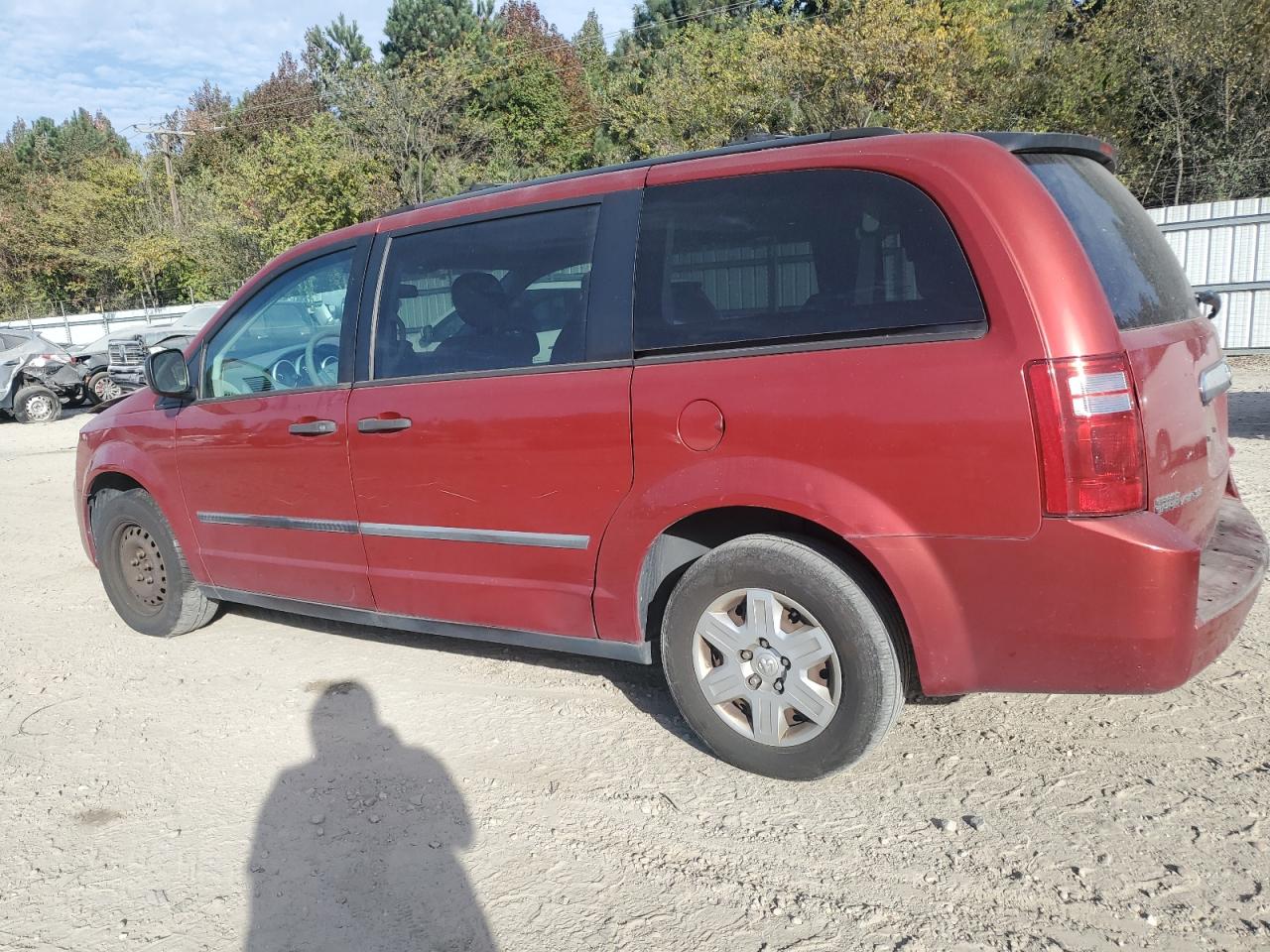 2008 Dodge Caravan VIN 2D8HN44H88R796687 Copart auction photo, front end / rear end damage thumbnail 2