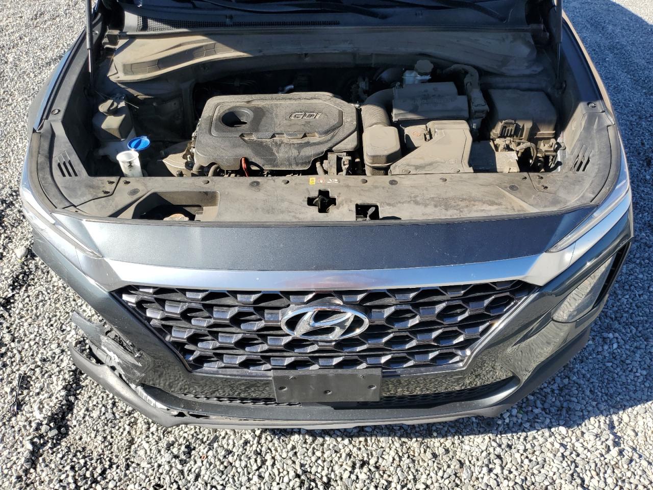 2020 Hyundai Santa Fe VIN 5NMS23AD6LH260638 Copart auction photo, front end / rear end damage thumbnail 13