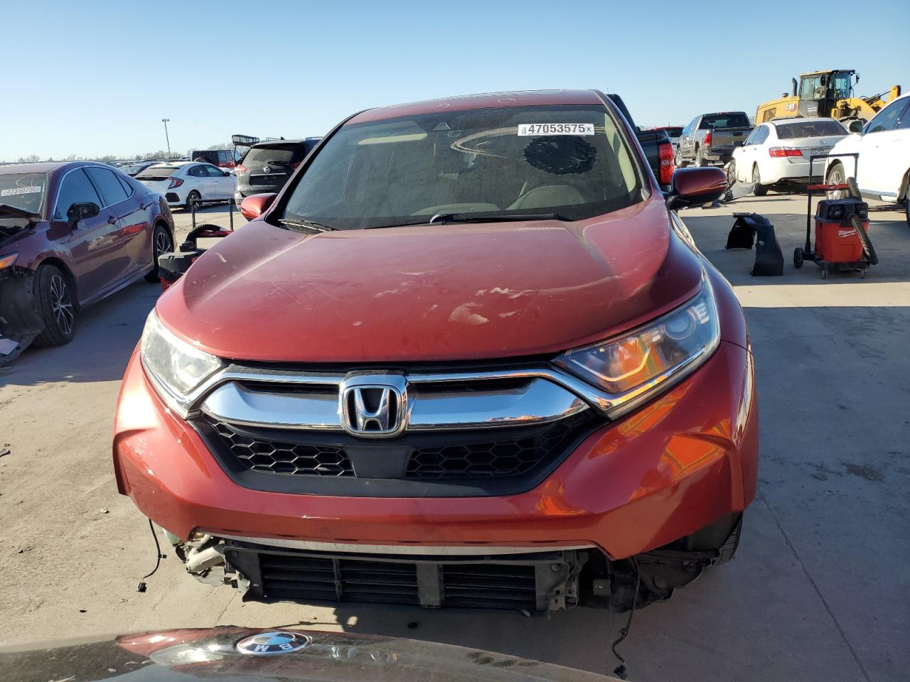 2018 Honda CR-V VIN 2HKRW1H88JH501082 Copart auction photo, rear end / hail damage thumbnail 5
