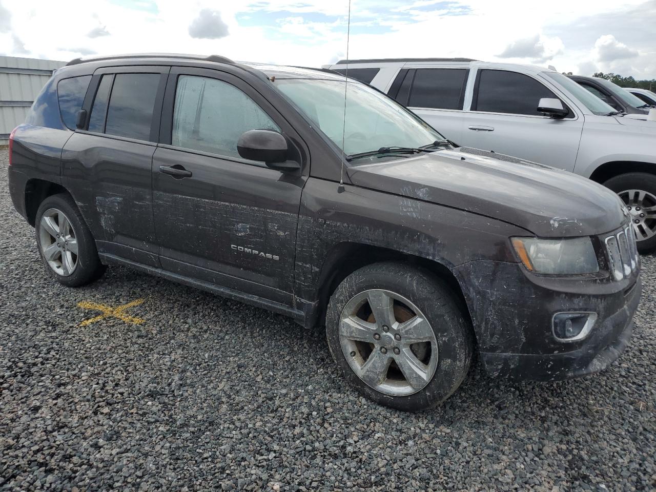 2014 Jeep Compass VIN 1C4NJCCB5ED564342 Copart auction photo, water/flood damage thumbnail 4