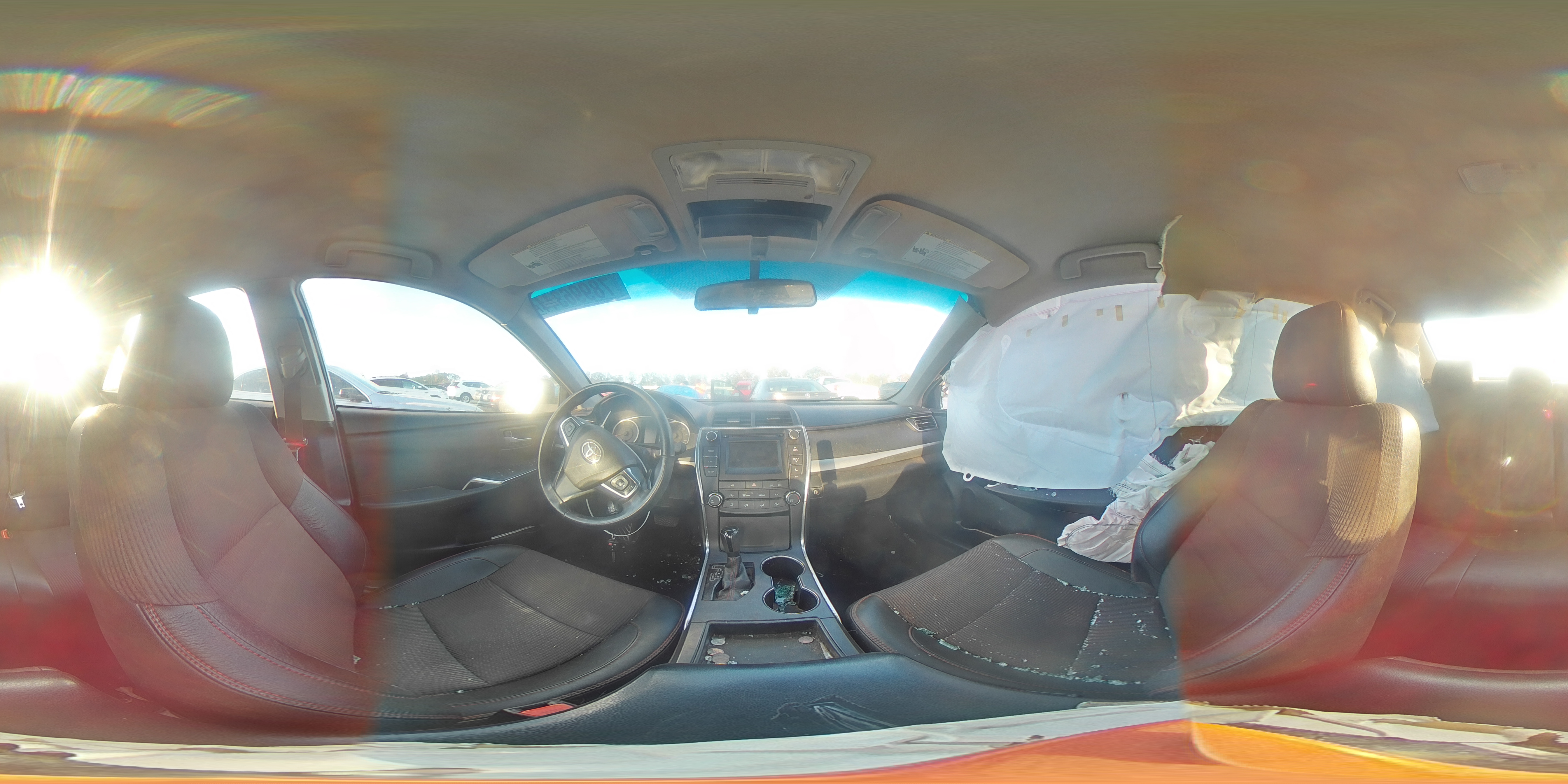 2016 Toyota Camry VIN 4T1BF1FK9GU165081 Copart auction photo, side / front end damage thumbnail 12