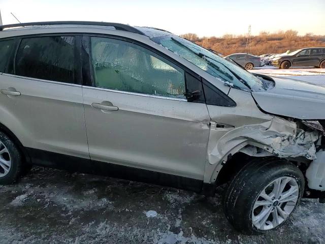 2018 Ford Escape VIN 1FMCU0GD0JUA35699 Copart auction photo, front end / side damage thumbnail 14