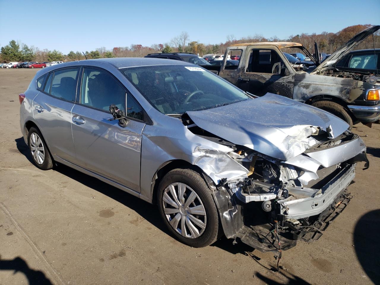 2017 Subaru Impreza VIN 4S3GTAA66H3741634 Copart auction photo, front end / minor dent/scratches damage thumbnail 4