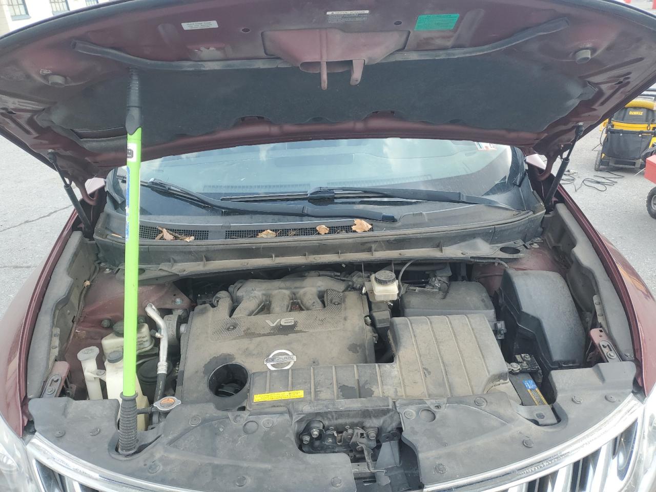 2010 Nissan Murano VIN JN8AZ1MW7AW128589 Copart auction photo, side / minor dent/scratches damage thumbnail 11
