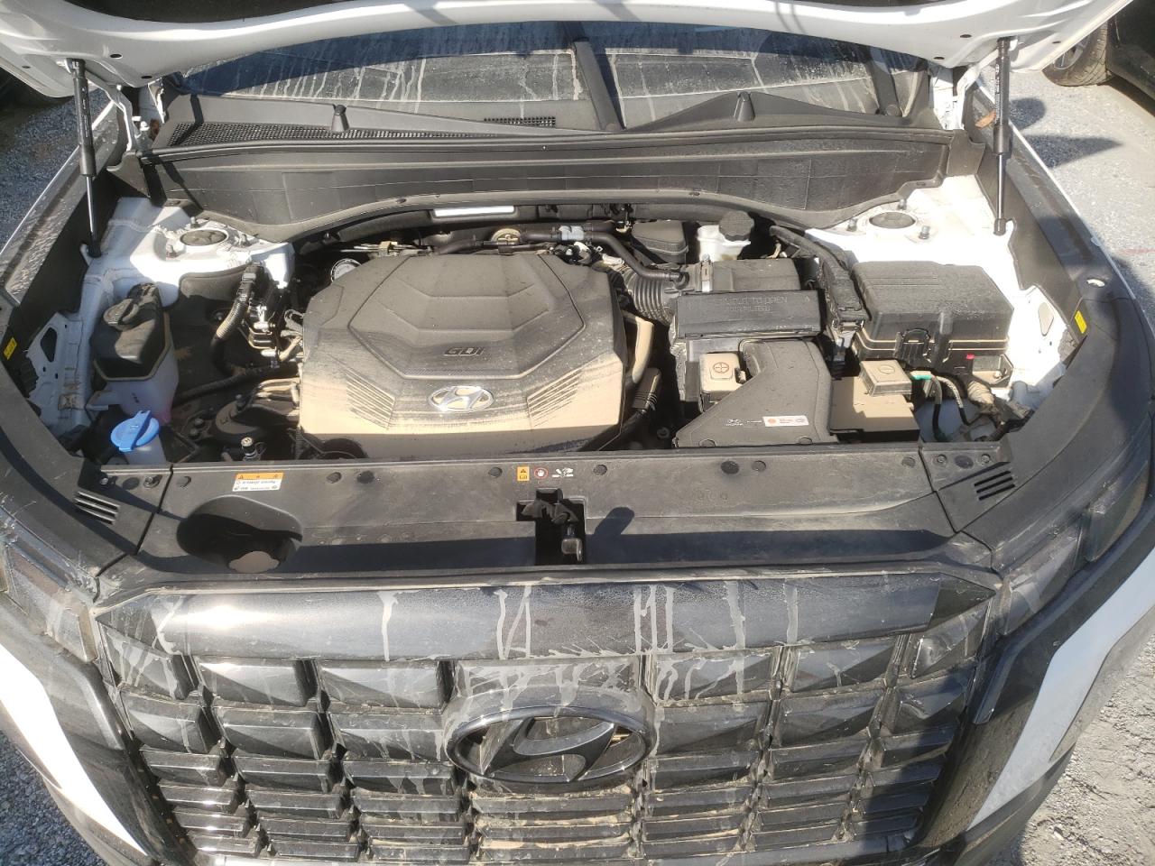 2024 Hyundai Palisade VIN KM8R7DGE2RU670842 Copart auction photo, water/flood damage thumbnail 11