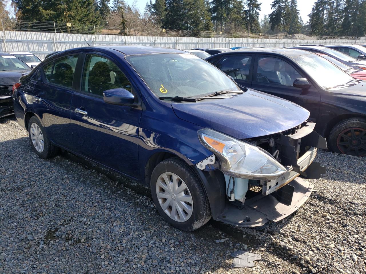 2018 Nissan Versa VIN 3N1CN7AP3JL863174 Copart auction photo, front end damage thumbnail 4