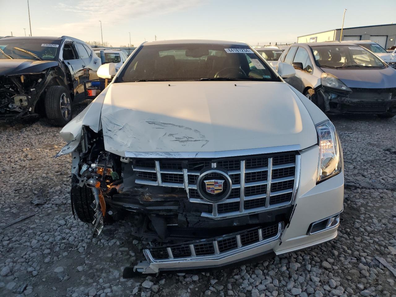 2013 Cadillac CTS VIN 1G6DL1E35D0104929 Copart auction photo, front end damage thumbnail 5