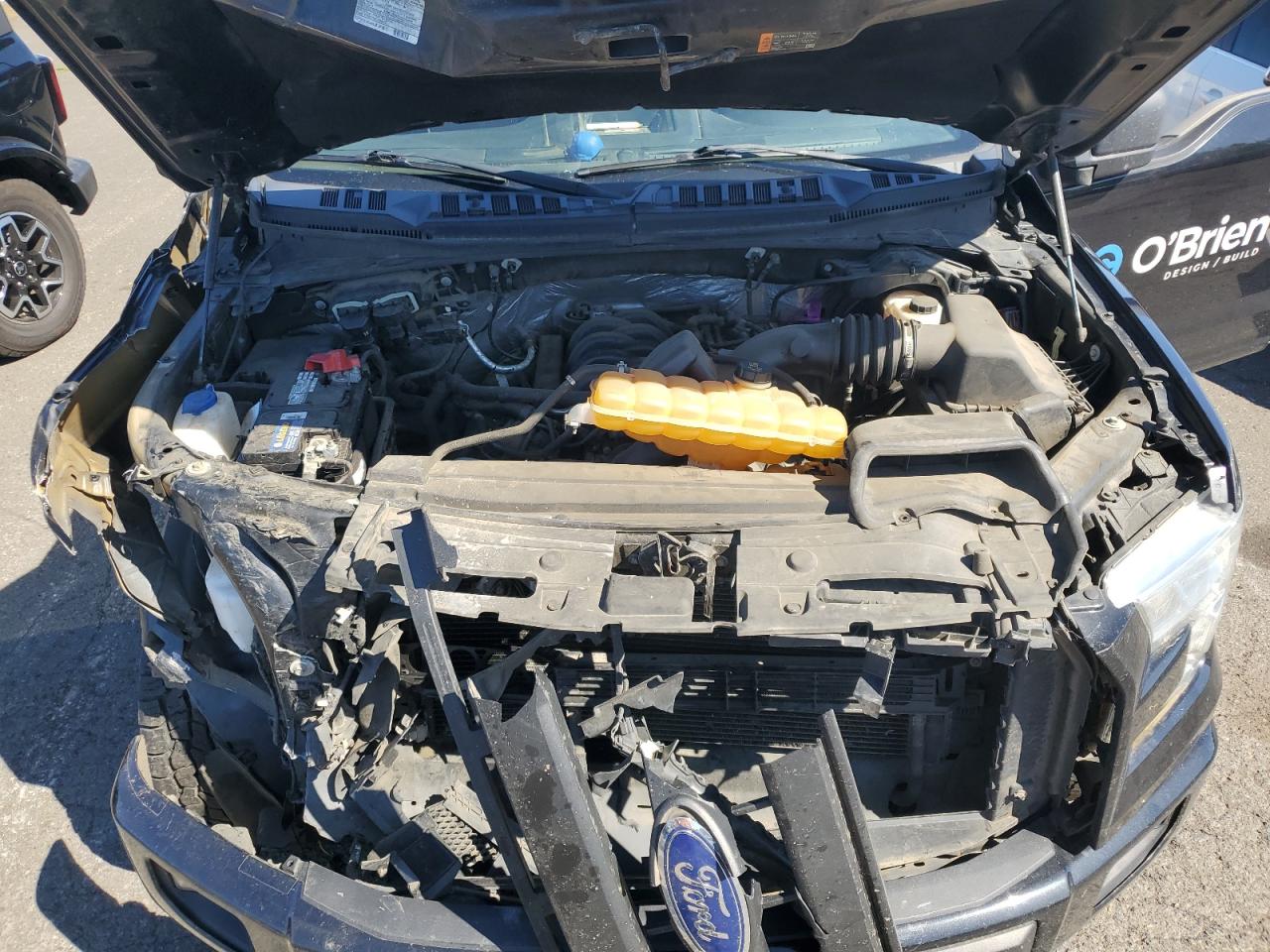 2015 Ford F-150 VIN 1FTFX1EF4FKE31074 Copart auction photo, front end damage thumbnail 11