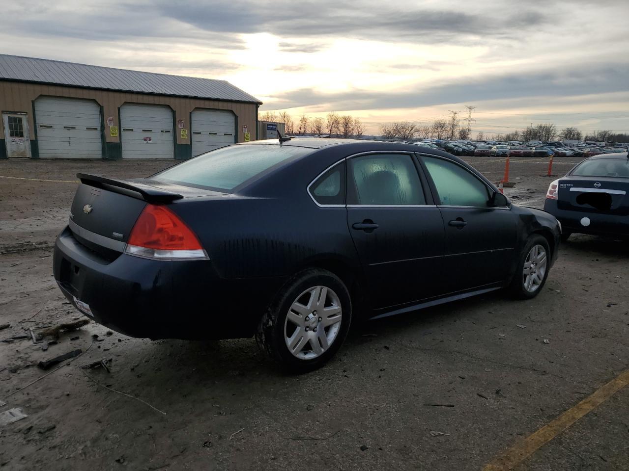 2010 Chevrolet Impala VIN 2G1WB5EK4A1216492 Copart auction photo, side / front end damage thumbnail 3