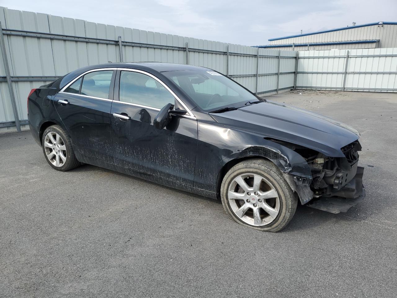 2014 Cadillac ATS VIN 1G6AG5RX1E0192780 Copart auction photo, front end / side damage thumbnail 4