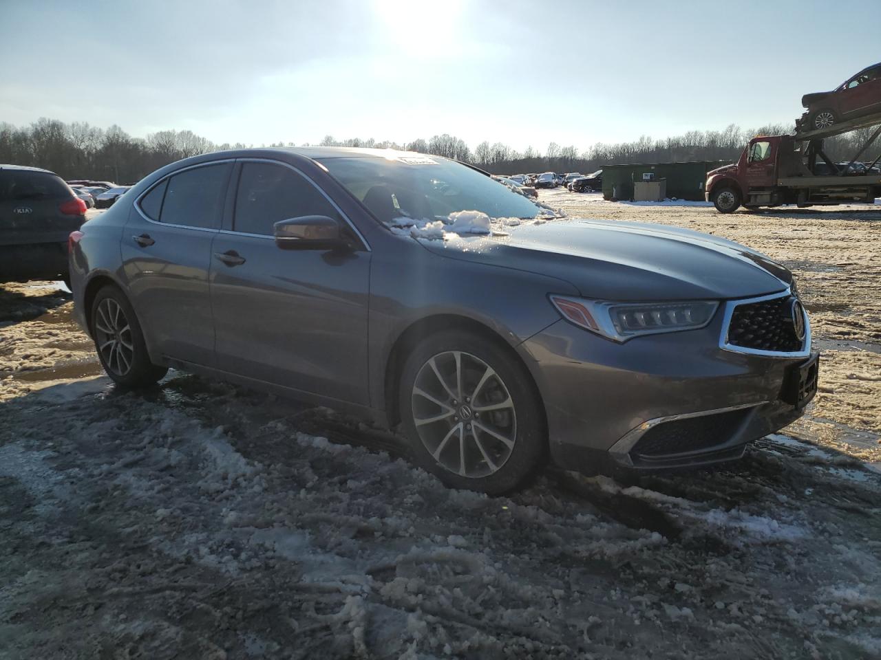 2018 Acura TLX VIN 19UUB2F34JA007099 Copart auction photo, all over damage thumbnail 4
