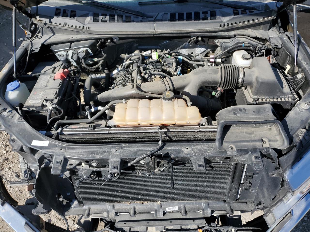2019 Ford F-150 VIN 1FTEX1EPXKKC28673 Copart auction photo, front end / side damage thumbnail 11