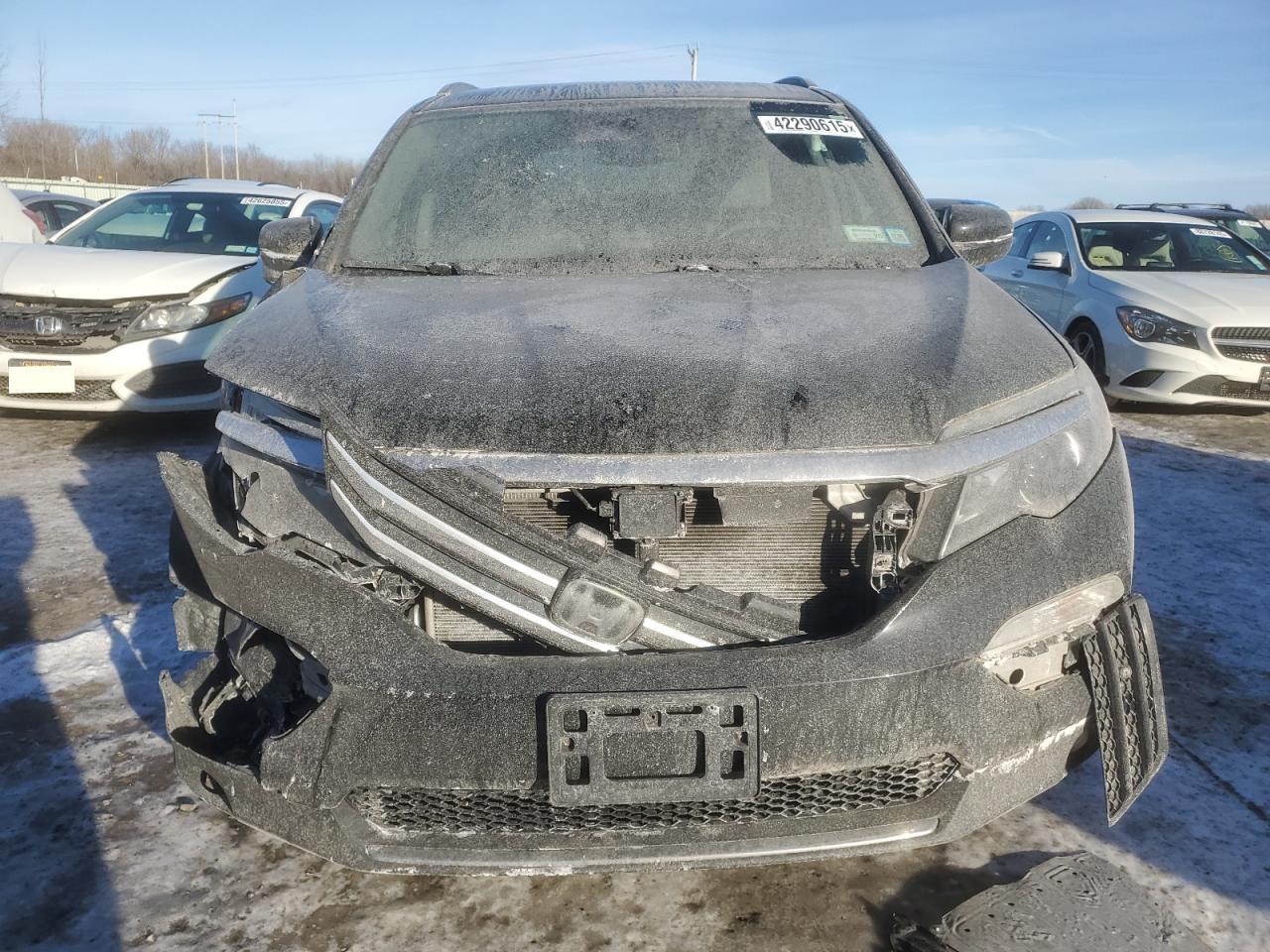 2017 Honda Pilot VIN 5FNYF6H94HB047438 Copart auction photo, front end damage thumbnail 5