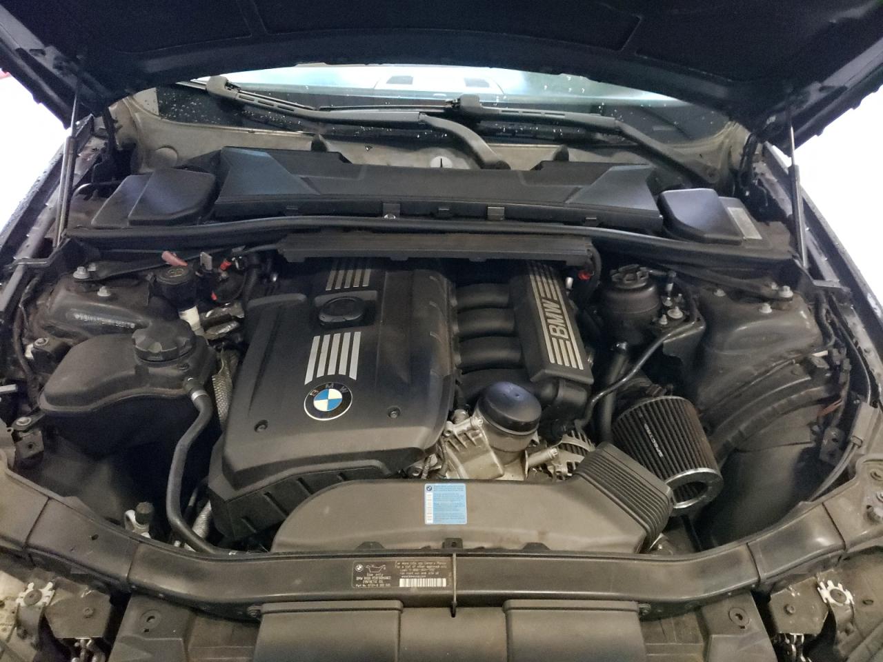 2008 BMW 3er VIN WBAVA375X8NL56943 Copart auction photo, side damage thumbnail 11