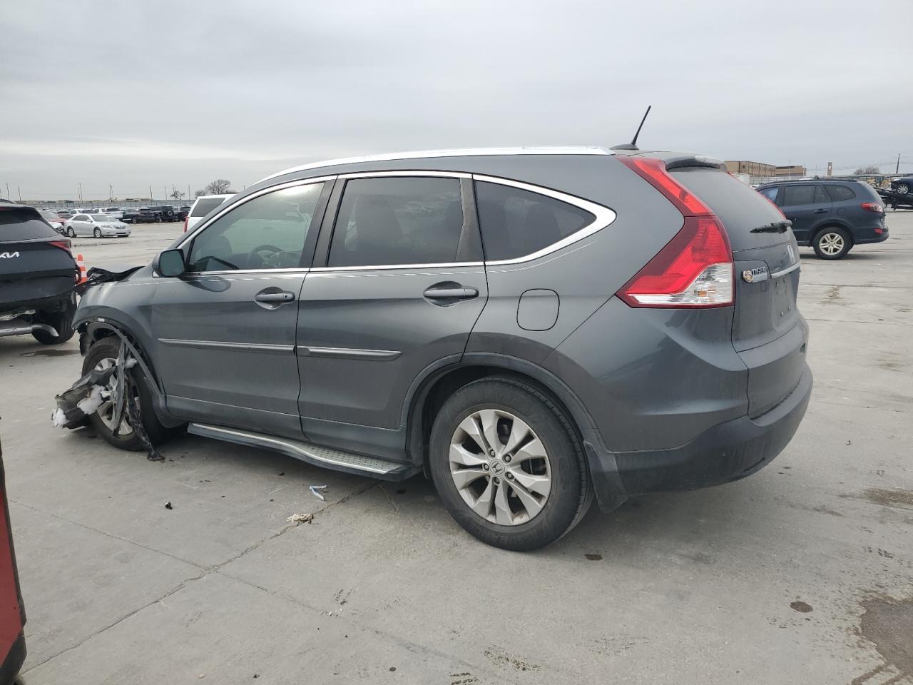 2013 Honda CR-V VIN 5J6RM3H74DL011211 Copart auction photo, front end damage thumbnail 2