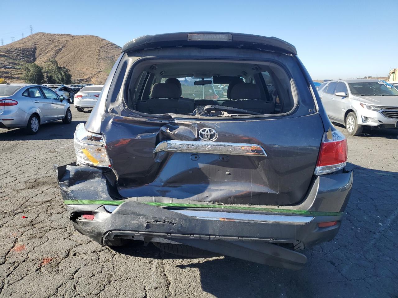 2012 Toyota Highlander VIN 5TDZA3EH0CS019721 Copart auction photo, front end / rear end damage thumbnail 6