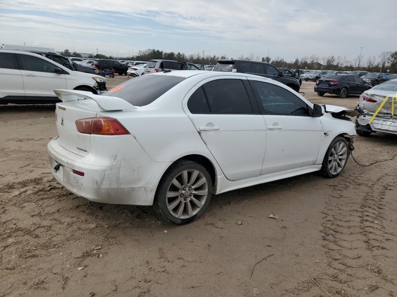 2008 Mitsubishi Lancer VIN JA3UH6U6HU027661 Copart auction photo, biohazard/chemical / all over damage thumbnail 3