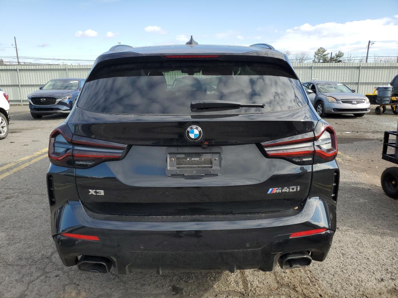 2024 BMW X3 M VIN 5UX83DP07R9U29490 Copart auction photo, front end / side damage thumbnail 6
