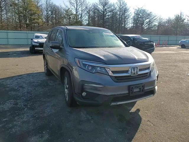 2021 Honda Pilot VIN 5FNYF6H3XMB074665 Copart auction photo, side / front end damage thumbnail 12