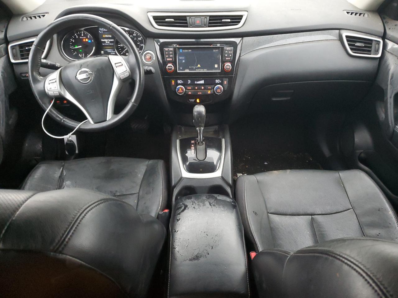 2014 Nissan Rogue VIN 5N1AT2MV2EC791694 Copart auction photo, frame damage / front end damage thumbnail 8